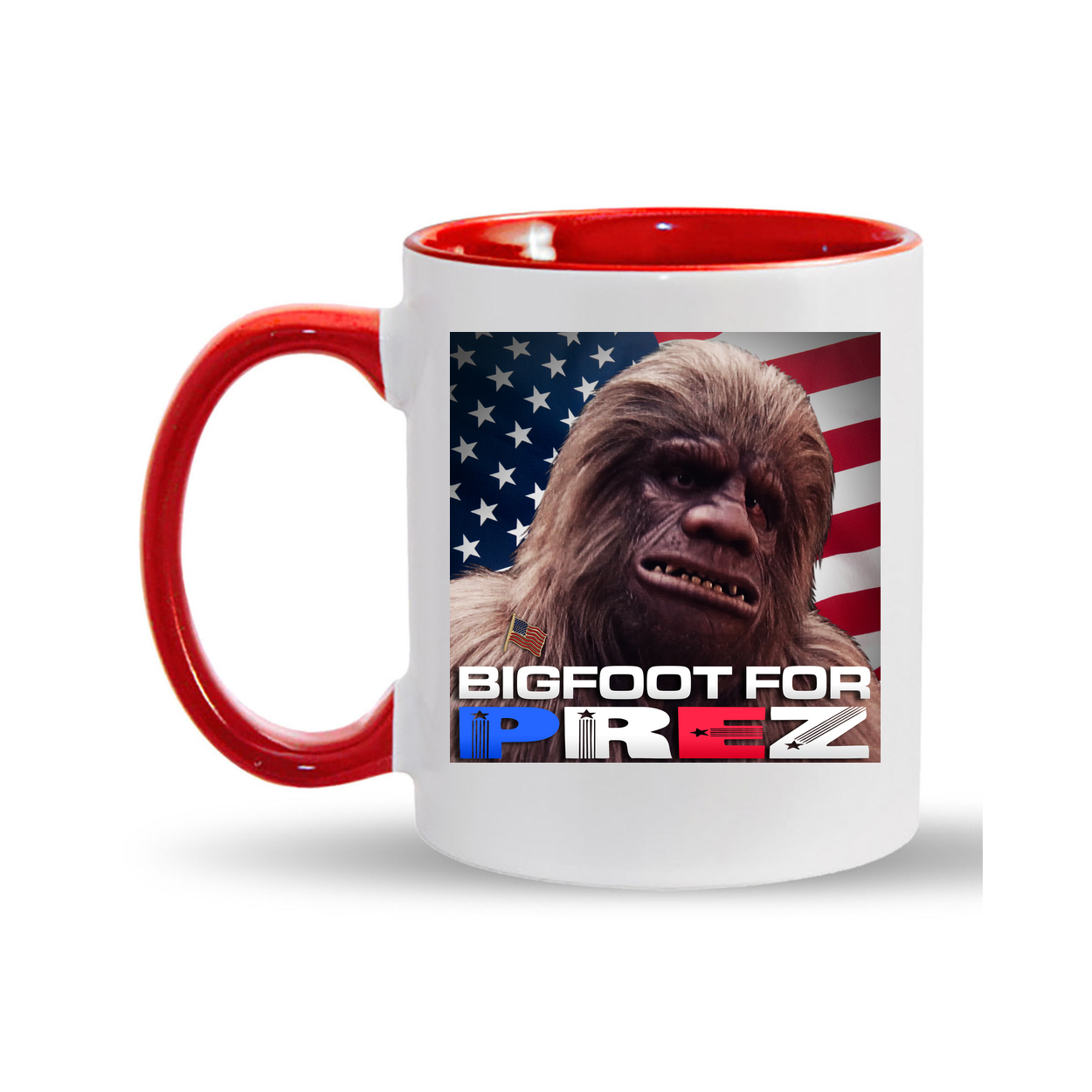 Bigfoot For Prez Mug (3 Colors)