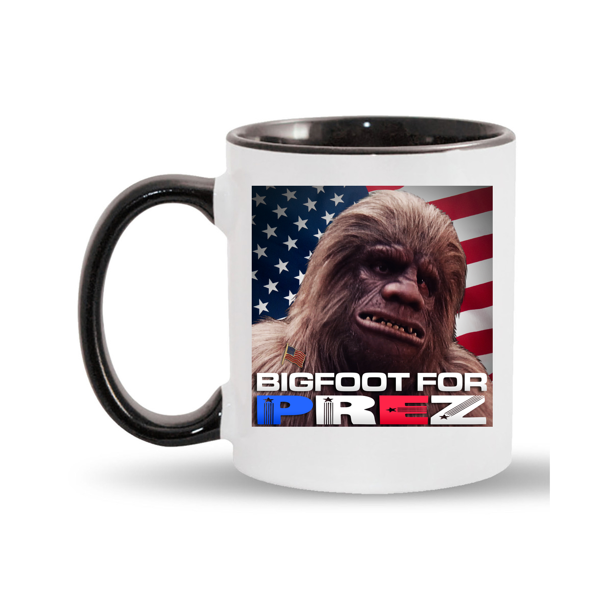 Bigfoot For Prez Mug (3 Colors)