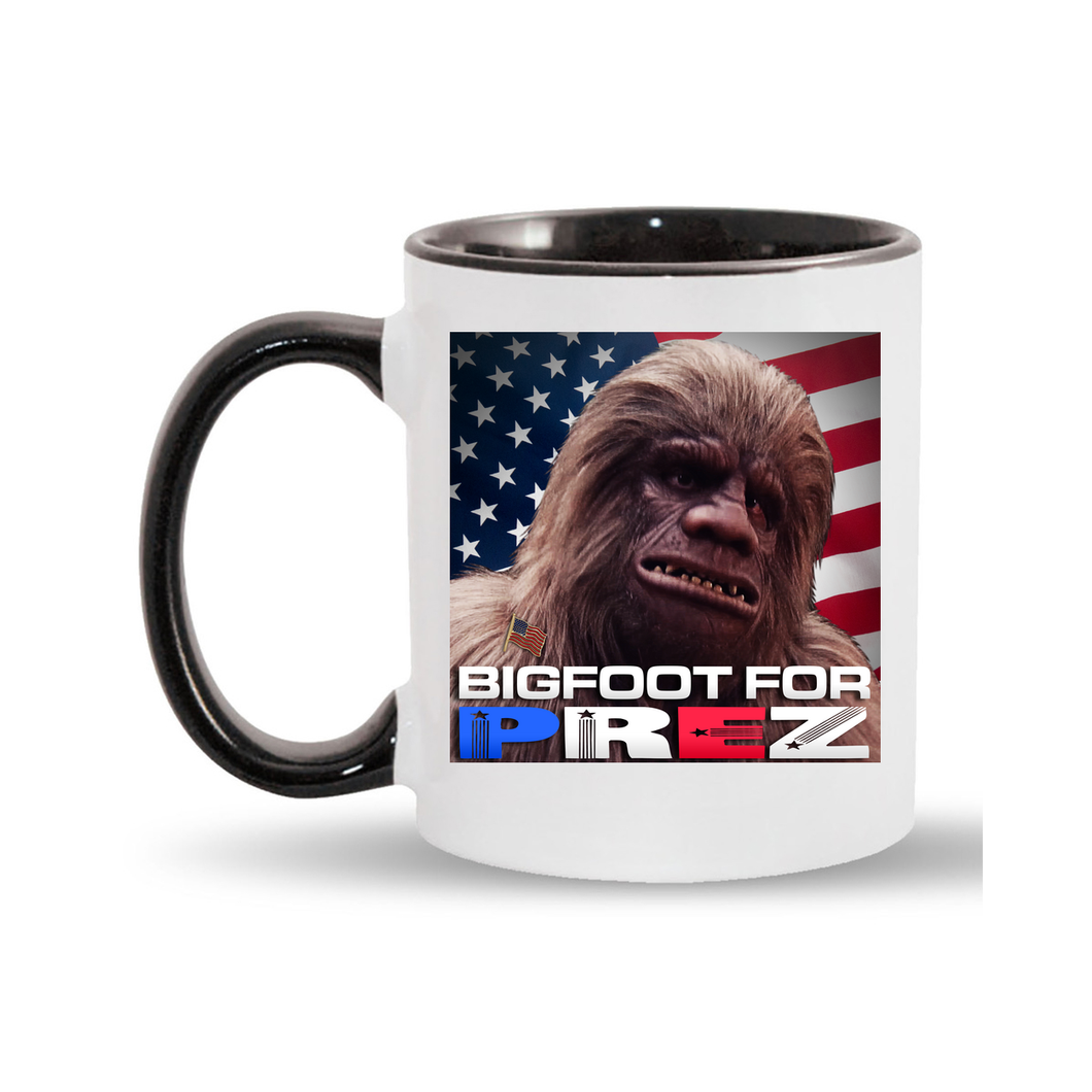 Bigfoot For Prez Mug