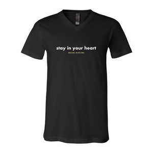 Stay in Your Heart V-Neck Tee